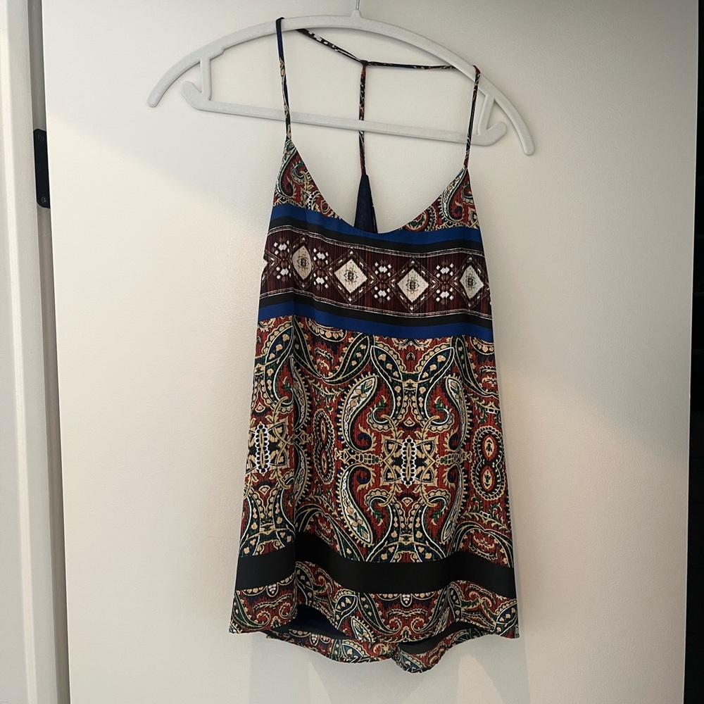 Bohemian Print Women's Top